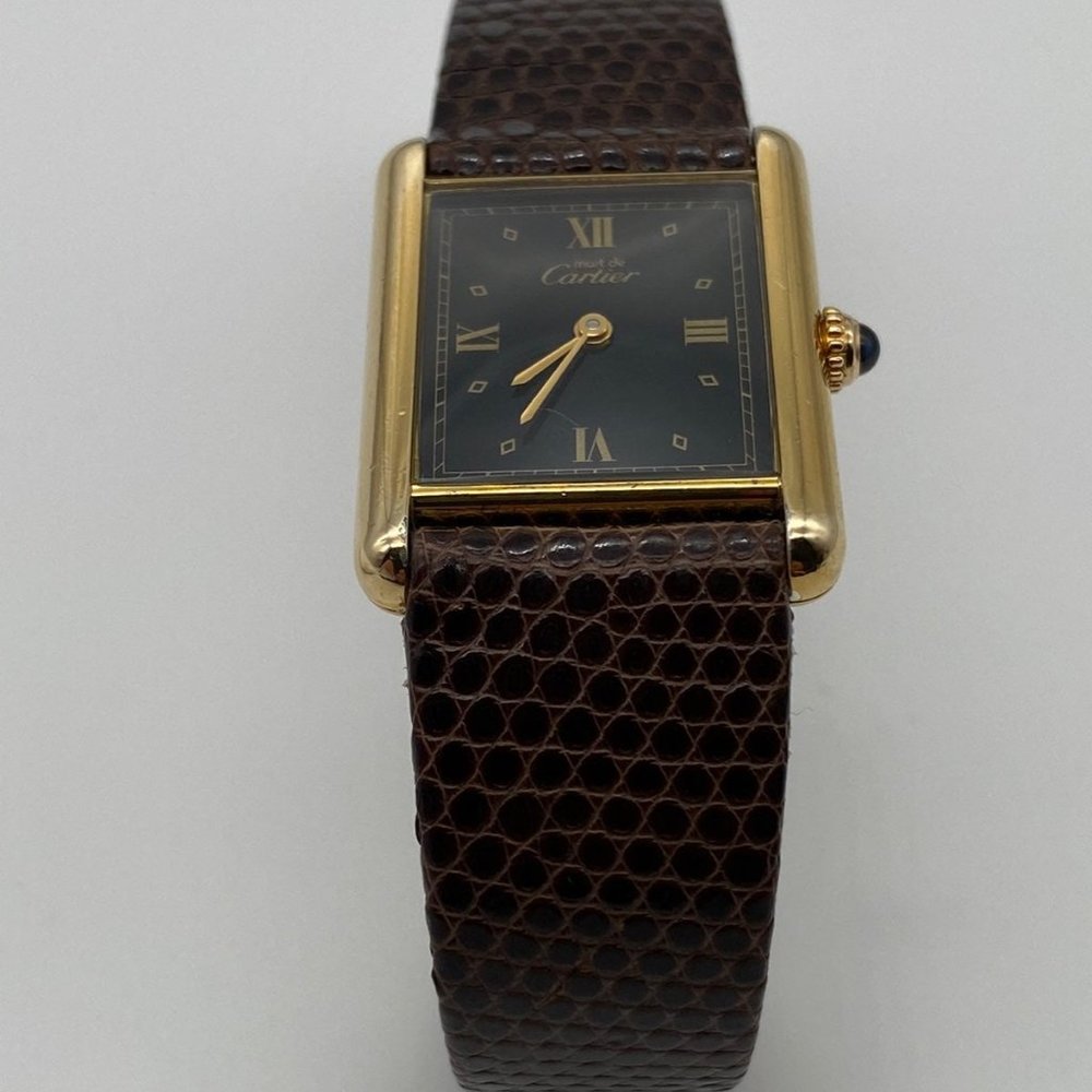 Cartier Vermeil Tank Watch! Vintage! Send Offers Gem